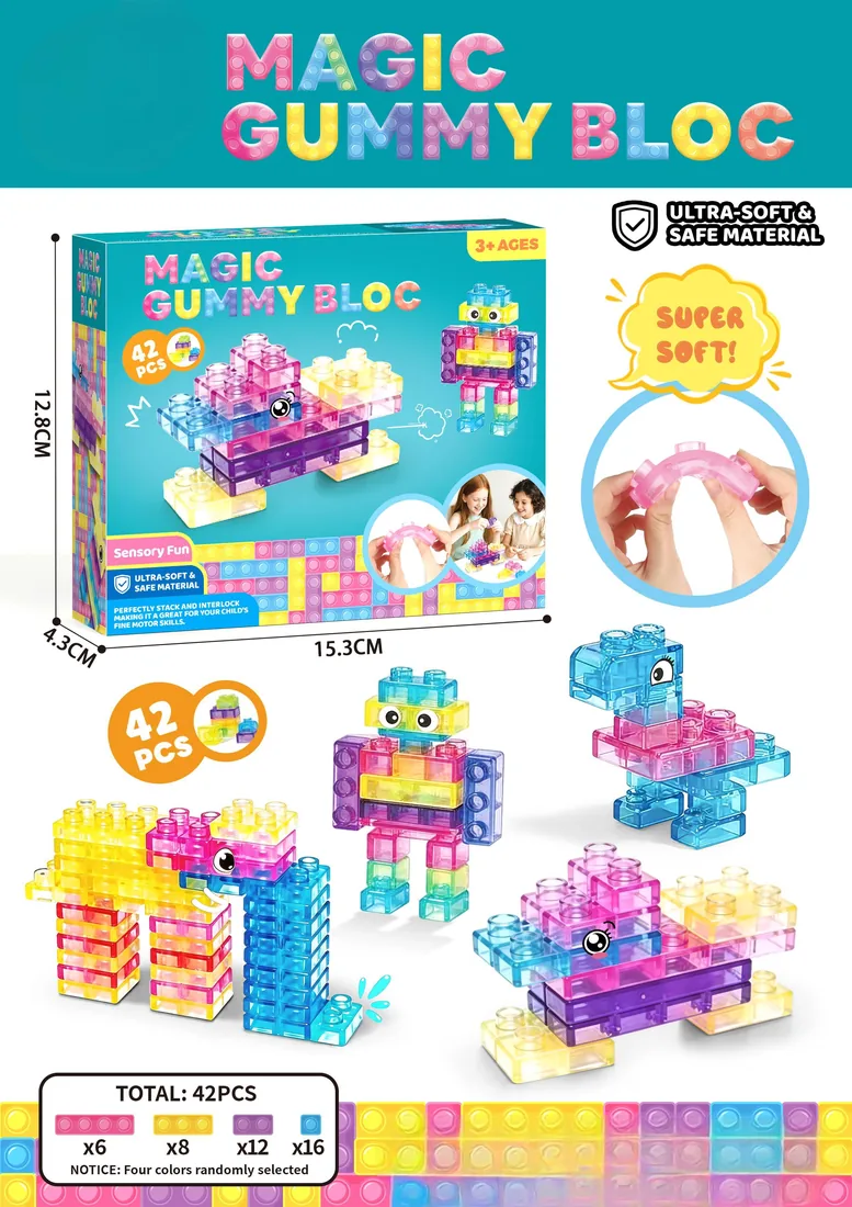 DIY soft building blocks