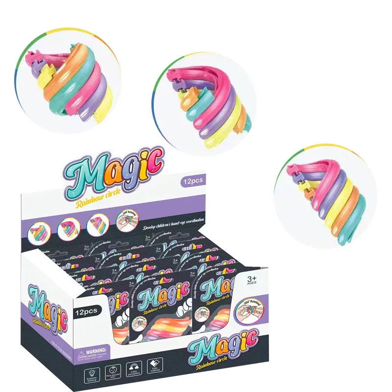 Rainbow spinning ring