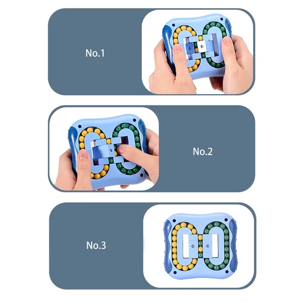 New Hot Selling Mini Stress Fidgets Spinner Magic Bean Burger Toys view 3