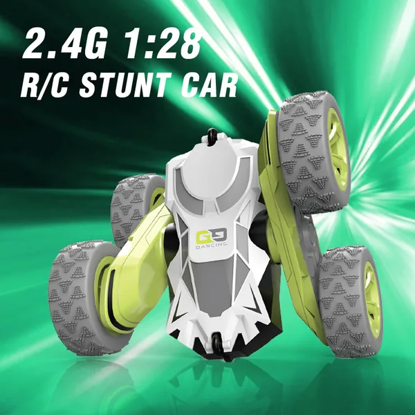 4.8V-2.4GHz-4WD Twisted Arm RC Stunt Car with Free Spinning Arm 360 Rotation Action Includes Charger Remote Controller USB Cable view 5