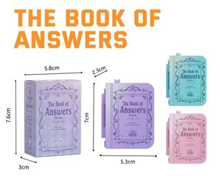 Creative Mystery Predictor Toy Novelty Book of Answers Portable Pocket Decision Maker Stress Relief Toy Kids Gift - Stress