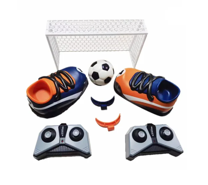 2.4G Lighting Mini Racing Car Football Shoes Soccer Rc Toys Remote Control Football Game for Children Playing Battle Game view 5