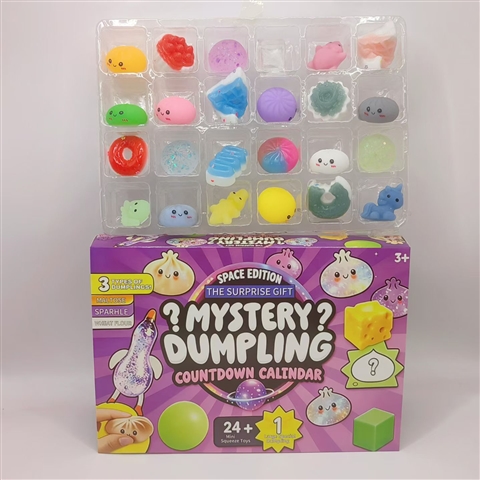 Mystery Dumpling & Baozi 24-Day Fidget Squishy Countdown Calendar view 2