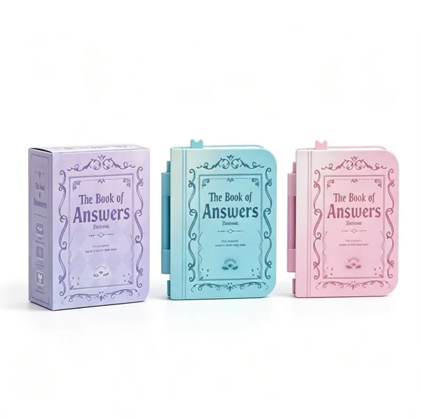 Creative Mystery Predictor Toy Novelty Book of Answers Portable Pocket Decision Maker Stress Relief Toy Kids Gift view 2