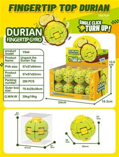 Finger-Press Decompression Durian Top