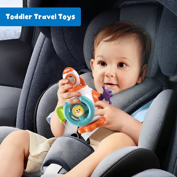 Montessori Toys for Baby Sensory Learning Resources Car Activities Sensory Busy Fidgets Cube Board Travel Toy for Toddlers view 12