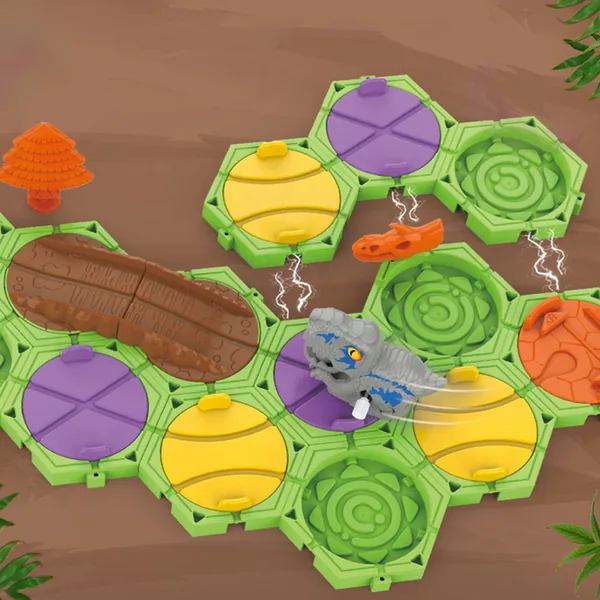 Educational Dinosaur Maze Puzzle for Kids Playing Building Toys DIY Assemble Maze view 6