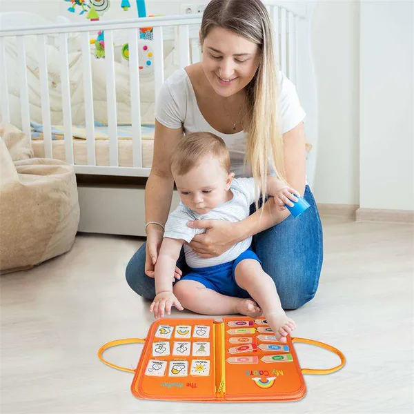 Custom Design Educational Sensory Felts Busy Board for Toddlers Montessori Busy Board Toys for Kids view 2