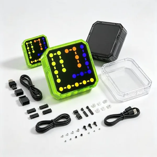 Smart Handheld Electronic Logic Puzzle Game Color Link Brain Teaser STEM Toy Portable Educational Kids Adults Gift view 6