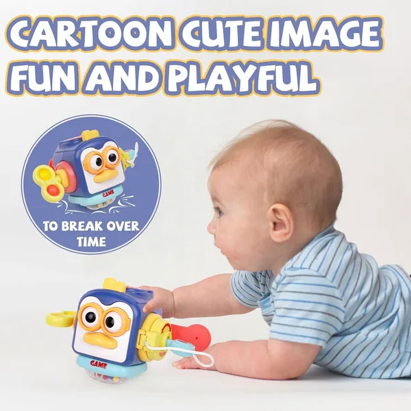 Baby Busy Cube Baby Toddler Toys Montessori Sensory Toys for Toddlers Fidgets Busy Board Learning Toys view 12