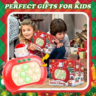 Fast Push Game Fidgets Toys Pop Game Handheld Bubble Game Console Toy Light-up Sensory Fidgets Toys for Kids - Pop It Toys