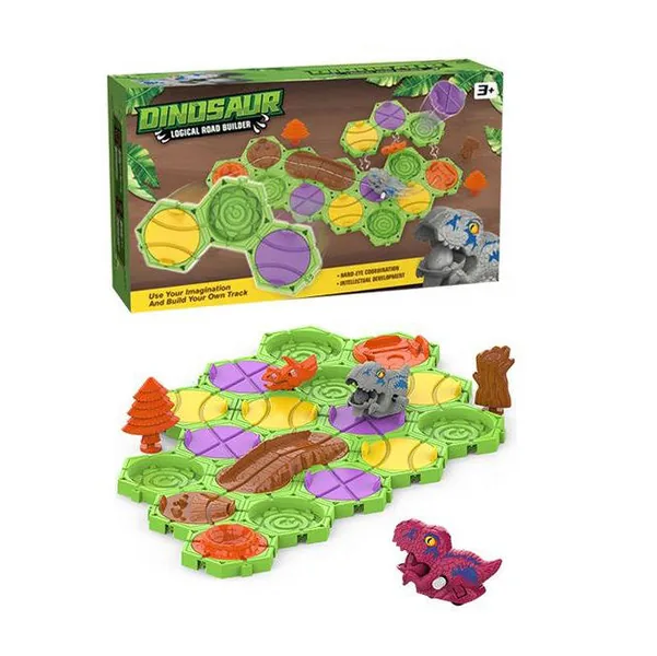 Educational Dinosaur Maze Puzzle for Kids Playing Building Toys DIY Assemble Maze view 4