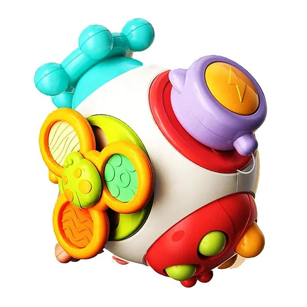 Montessori Toys for Baby Sensory Learning Resources Car Activities Sensory Busy Fidgets Cube Board Travel Toy for Toddlers