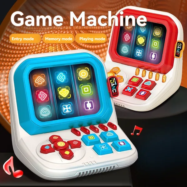 New Fast Finger Dancing Machine Fidgets Toys Handheld Puzzle Game Sensory Toys with Music and Light-up for Kids view 3