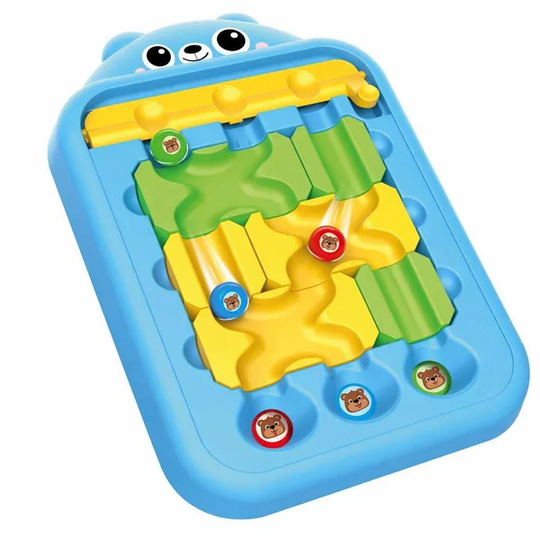 Cute Bear Maze Ball Puzzle Game 11 Pcs Magnetic Rolling Bead Logic Board Toy Educational Toy for Kids view 2