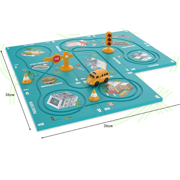 Magnetics Toys Games Logical Road Builder for Kids Maze Puzzle Game 13pcs STEM Table Game Toy Boy and Girl Toys view 5