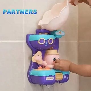 Kid Bath Toy Summer Water Shower Kid Bath Toy Octopus Spinning Waterwheel Children's Bathroom Toys