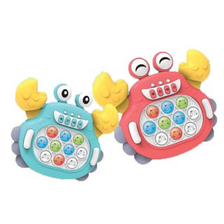 Quick Push Bubble Competitive Game Console Fidget Toy Astronaut Speed POPS Light up Fast Electronic Bubble Puzzle Game - Pop