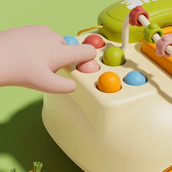 Baby Phone Car Sensory Learning Toy Parent-Child Interactive Game Early Education Gifts with Music Light-up Toy for Toddler view 5