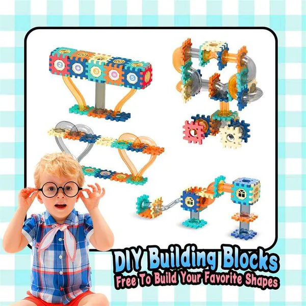 246 Pcs Marble Maze Game Building Blocks Kit STEM Educational Marble Race Track DIY Marble Runs Blocks for Kids view 3