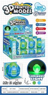Rotating Pressure-Relief Ball with Light(24pcs/box) - Stress Balls wholesale product sample