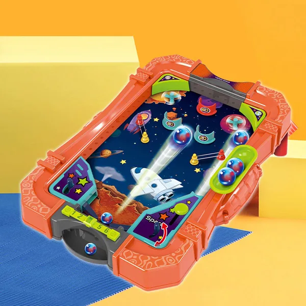 Kids Space Pinball Tabletop Game Toy Arcade Ball Shooter Play Set Educational Gift for Boys Girls view 6