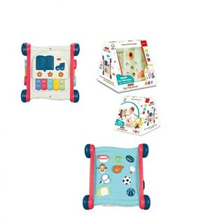 Musical Baby Activity Board Toy with Music and Lights Interactive Sensory Early Learning Educational Gift for Toddlers