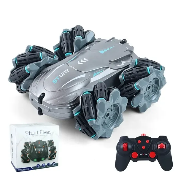 Stunt RC Car New Toy 2.4GHz Wireless Remote Control Stunt Car 360 Stunt Spinning Toy Car With LED Lighting and Sound