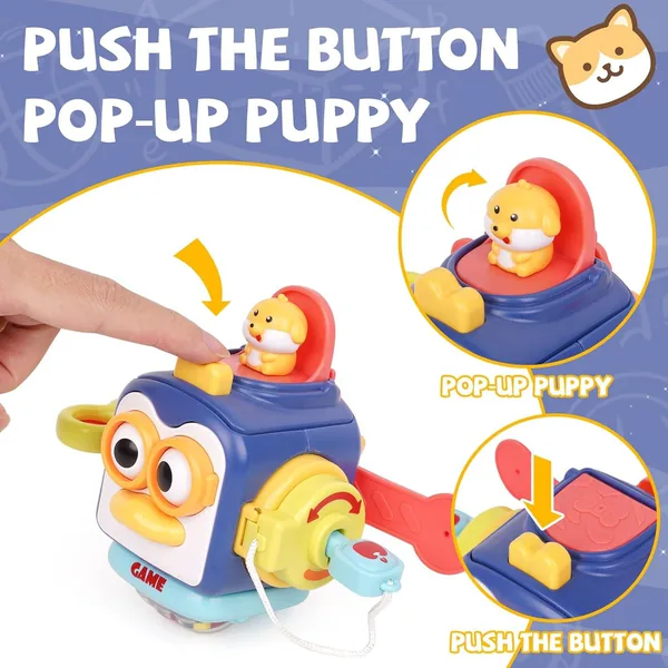 Baby Busy Cube Baby Toddler Toys Montessori Sensory Toys for Toddlers Fidgets Busy Board Learning Toys view 9