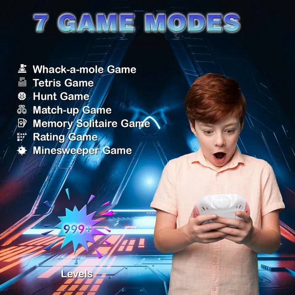 Quicks Push Handheld Game for Kids Light-up Toy Popits for Kids Flashing Fast Press Push Puzzle Games Sensory Fidgets Toys view 5