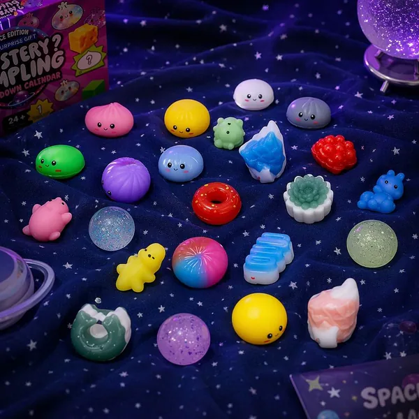 Mystery Dumpling & Baozi 24-Day Fidget Squishy Countdown Calendar view 5