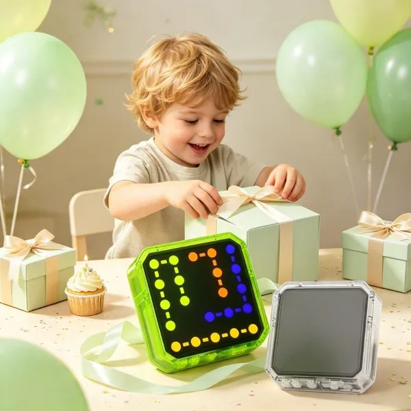 Smart Handheld Electronic Logic Puzzle Game Color Link Brain Teaser STEM Toy Portable Educational Kids Adults Gift view 4