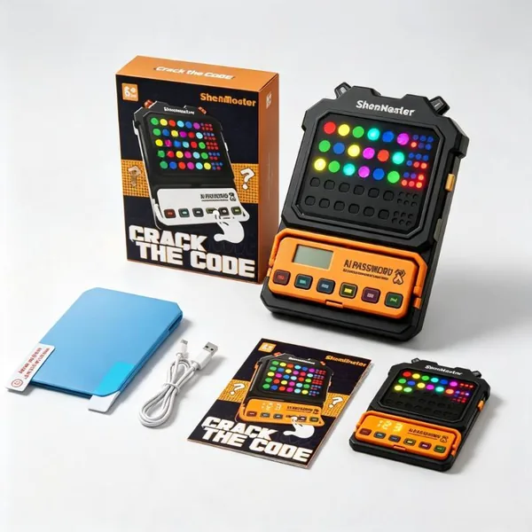 Smart Handheld Electronic Code Breaker Logic Puzzle Game Brain Teaser Thinking STEM Toy for Kids Adults Educational Gift view 2