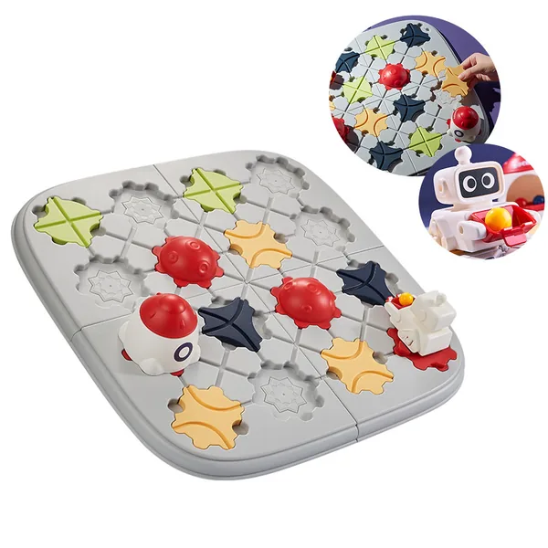 Logical Road Builder Games STEM MATCH Brain Teaser Puzzles for Kids Smart Board Game for Kids