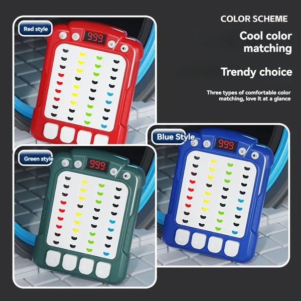 Fast Press Quicks Push Game Console Fidgets Toys Handheld Puzzle Game Sensory Toys with Music and Light-up for Kids view 12