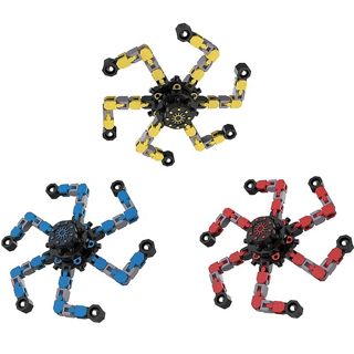Ecompression Fingertip Spinner Spining Top Toys Deformable Robot Bearing Fidgets Sensory Toys Spiral Spinner - Fidget