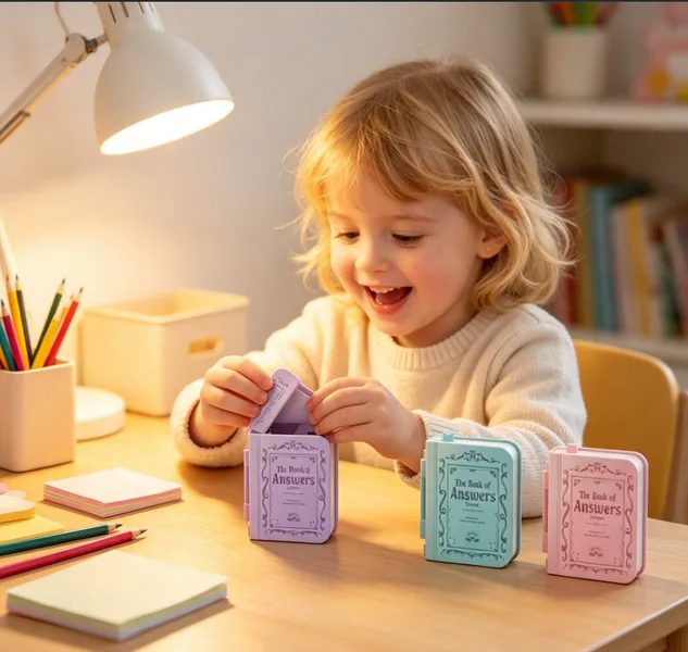 Creative Mystery Predictor Toy Novelty Book of Answers Portable Pocket Decision Maker Stress Relief Toy Kids Gift view 5