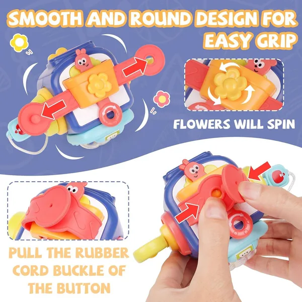 Baby Busy Cube Baby Toddler Toys Montessori Sensory Toys for Toddlers Fidgets Busy Board Learning Toys view 10