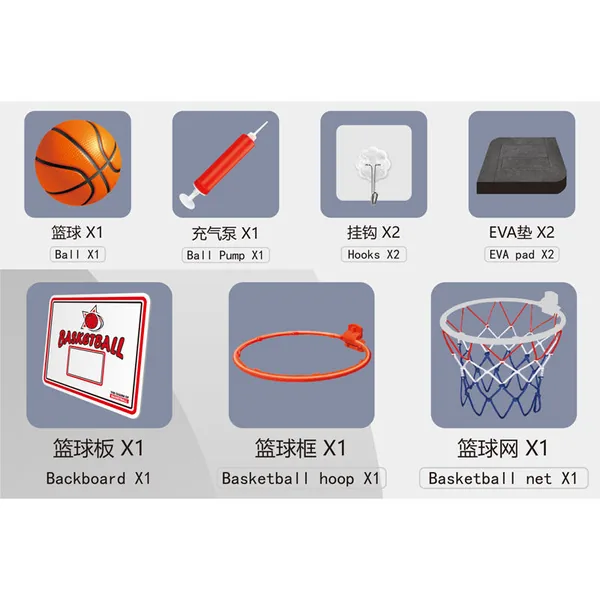 Sport Toy Children's Indoor Mini Basketball Toys Suspended Basketball Hoop Children's Sports Gifts view 3