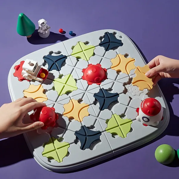 Logical Road Builder Games STEM MATCH Brain Teaser Puzzles for Kids Smart Board Game for Kids view 7
