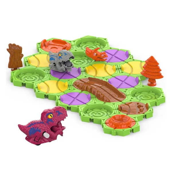 Educational Dinosaur Maze Puzzle for Kids Playing Building Toys DIY Assemble Maze view 5