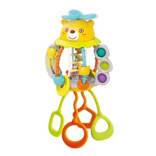 Baby Educational Shake Teether Ball Toys Sensory Bubble Popping Game Multiple Activity Pull String Toys for Kids - Pop It