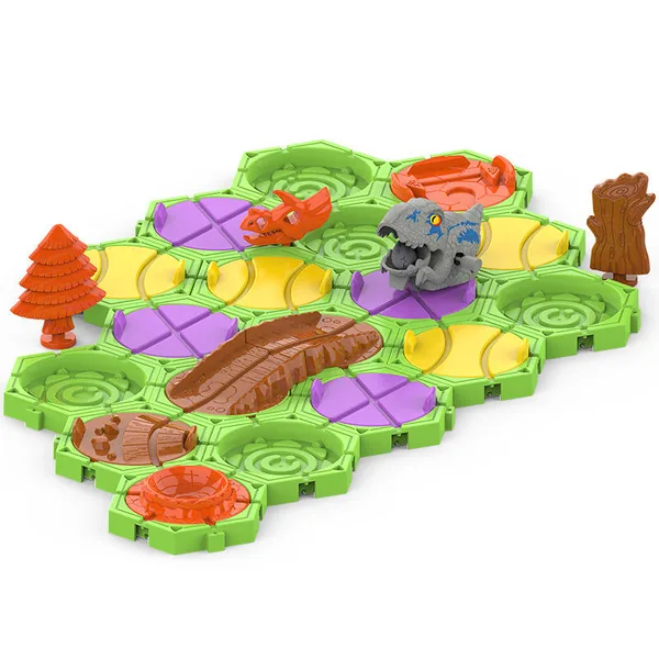 Educational Dinosaur Maze Puzzle for Kids Playing Building Toys DIY Assemble Maze view 2