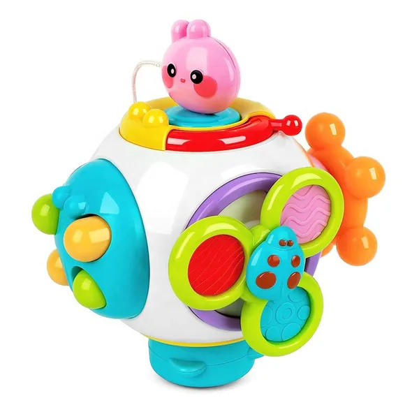 Montessori Toys for Baby Sensory Learning Resources Car Activities Sensory Busy Fidgets Cube Board Travel Toy for Toddlers view 6